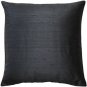 Pillow Decor - Sankara Black Silk Throw Pillow 18x18 - SKU: FB1-0001-01-18