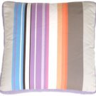 Pillow Decor - Grape & Charcoal Stripes Throw Pillow  - SKU: DB1-0006-02-16
