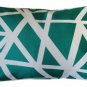 Pillow Decor - Bird's Nest Teal Throw Pillow 12X20 - SKU: PD2-0050-01-92
