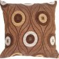 Pillow Decor - Pods in Chocolate Throw Pillow - SKU: PA1-0068-01-17