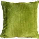 Pillow Decor - Wide Wale Corduroy Green 18x18 Throw Pillow