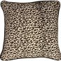 Pillow Decor - Ocelot Print Cotton Large 22x22 Throw Pillow