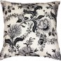 Pillow Decor - Tuscany Linen Floral Print 20x20 Throw Pillow