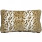 Pillow Decor - Tawny Lynx Faux Fur 12x20 Throw Pillow  - SKU: YB1-0006-01-92