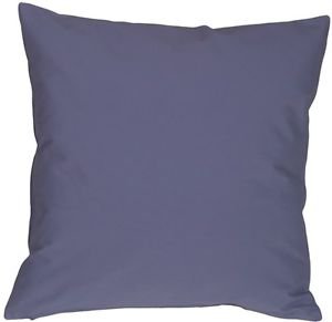 Pillow Decor - Caravan Cotton Denim Blue 20x20 Throw Pillow
