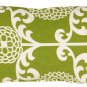 Pillow Decor - Waverly Fun Floret Spruce 12x20 Throw Pillow