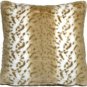 Pillow Decor - Tawny Lynx Faux Fur 20x20 Throw Pillow  - SKU: YB1-0006-01-20