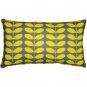 Pillow Decor - Mid-Century Modern Yellow Throw Pillow 12x20