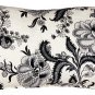 Pillow Decor - Tuscany Linen Floral Print 12x20 Throw Pillow