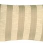 Pillow Decor - Classic Stripes in Two-Tone Taupe Rectangular Accent Pillow