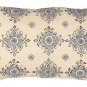 Pillow Decor - Medallion Handprint Lake 12X20 Throw Pillow