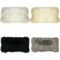 PIllow Decor - Mongolian Sheepskin Natural White Lumbar Pillow (HB1-0001-07-94)