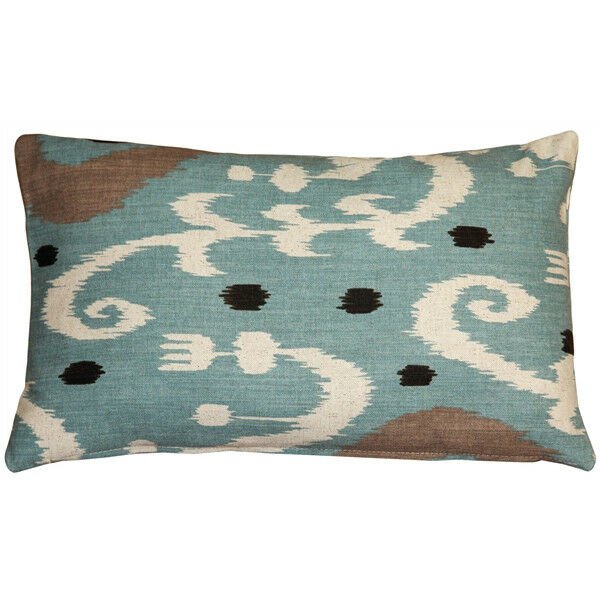 Pillow Decor - Indah Ikat Blue 12x20 Throw Pillow (VB1-0029-02-92)