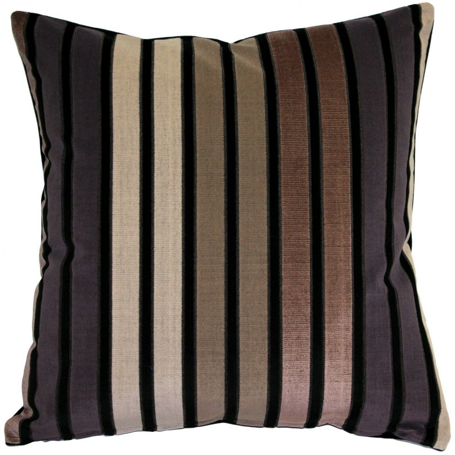 Pillow Decor Amethyst Stripes Throw Pillow
