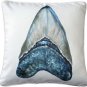Pillow Decor - Ponte Vedra Shark’s Tooth Throw Pillow 20x20