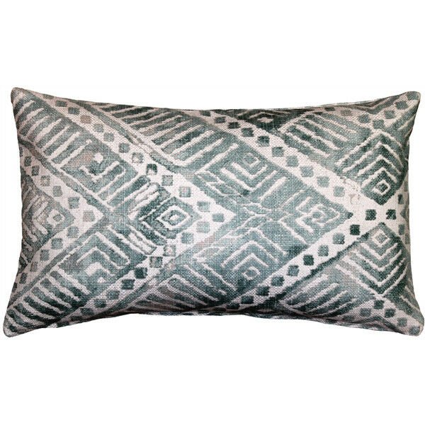 Pillow Decor - Tangga Blue Throw Pillow 12X20 (VB1-0041-02-92)