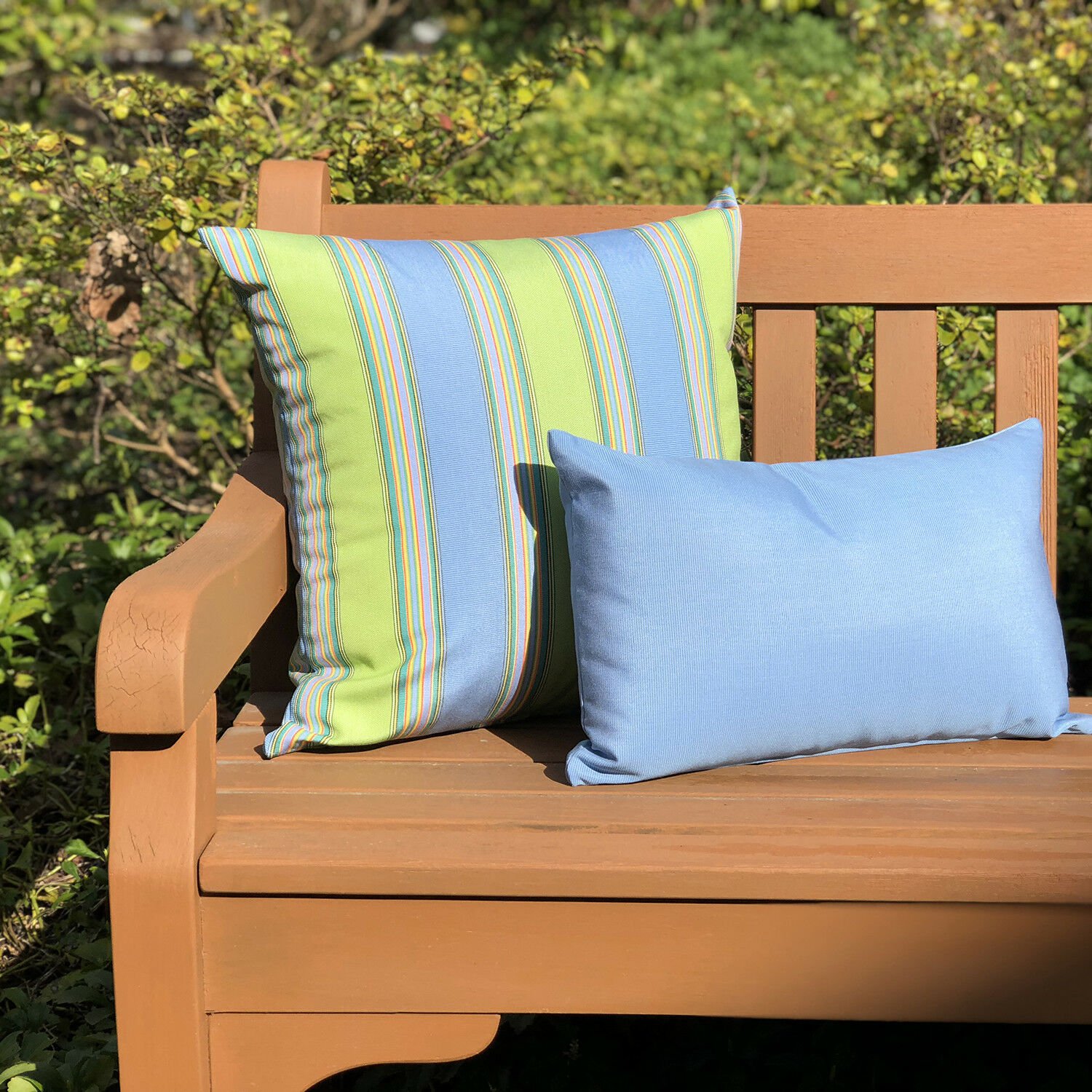 Pillow Decor - Sunbrella Bravada Limelite 20x20 Outdoor Pillow (PD1-0004-01-20)