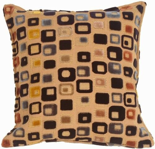 Pillow Decor - Window Box in Blues Throw Pillow (PA1-0064-03-17)