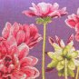 Pillow Decor - Pink Dahlias Rectangular Tapestry Throw Pillow (AB1-5306-01-94)