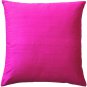 Pillow Decor - Sankara Fuchsia Pink Silk Throw Pillow 16x16 (FB1-0001-04-16)