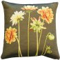 Pillow Decor - Yellow Dahlias Square Tapestry Throw Pillow AB1-5307-02-20