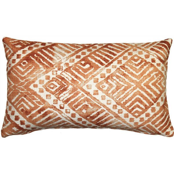 Pillow Decor - Tangga Orange Throw Pillow 12X20 (VB1-0041-03-92)