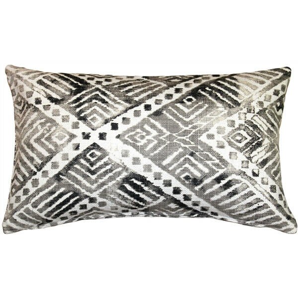 Pillow Decor - Tangga Gray Throw Pillow 12X20 (VB1-0041-04-92)