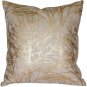 Pillow Decor - Forest Gold Linen Throw Pillow 19x19 (DC1-0007-01-18)
