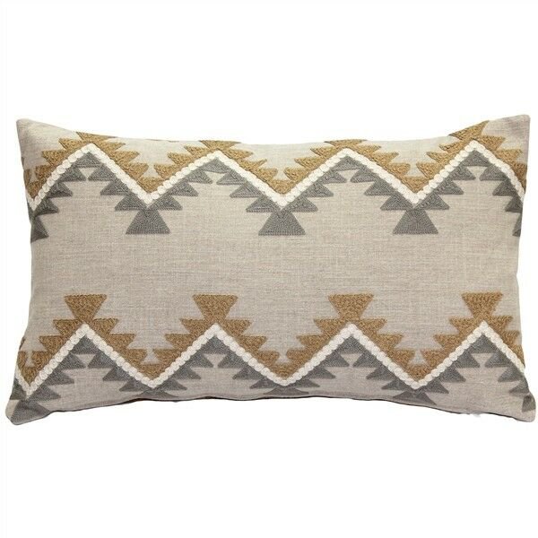 Pillow Decor - Tulum Ranch Embroidered Throw Pillow 12x20 (PK1-0006-01-92)