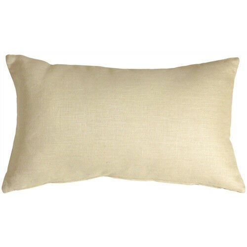 Pillow Decor - Tuscany Linen Cream 12x19 Throw Pillow NB1-0005-10-92