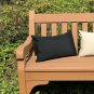 Pillow Decor - Sunbrella Black 20x20 Outdoor Pillow (SKU:PD1-0002-08-20)
