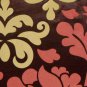 Pillow Decor - Bohemian Damask Brown, Red, Ocher Throw Pillow KB1-0015-03-18
