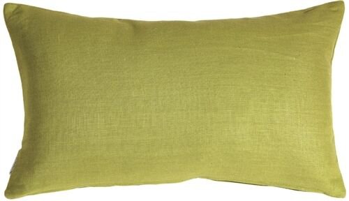 Pillow Decor - Tuscany Linen Apple Green 12x19 Throw Pillow NB1-0005-08-92