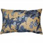 Pillow Decor - Tuscany Linen Brewood Blue Throw Pillow 12X20 (NB1-0014-01-92)