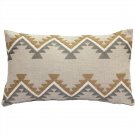 Tulum Ranch Embroidered Throw Pillow 12x20 (PK1-0006-01-92)