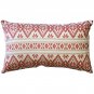Pillow Decor - Malmo Red Diamond Throw Pillow 12x19 LD1-0006-01-92