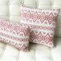 Pillow Decor - Malmo Red Diamond Throw Pillow 12x19 LD1-0006-01-92