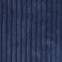 Pillow Decor - Wide Wale Corduroy 22x22 Dark Blue Throw Pillow (WD1-0001-15-22)