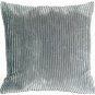 Pillow Decor - Wide Wale Corduroy 18x18 Dark Gray Throw Pillow (WD1-0001-03-18)