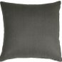 Pillow Decor - Tuscany Linen Charcoal Gray 17x17 Throw Pillow NB1-0005-18-18