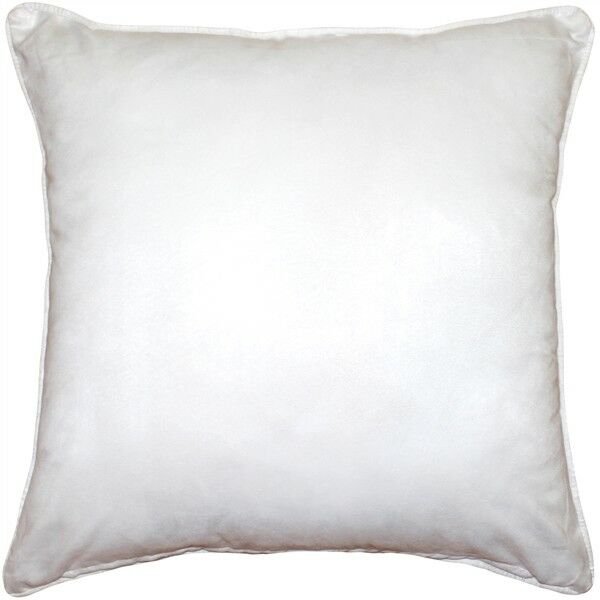 Pillow Decor - Sedona Microsuede White Throw Pillow 22x22 (FA1-0012-03-22)