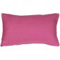 Pillow Decor - Tuscany Linen Orchid Pink 12x19 Throw Pillow NB1-0005-03-92