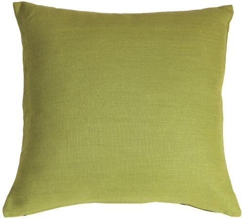 Pillow Decor - Tuscany Linen Apple Green 20x20 Throw Pillow NB1-0005-08-20