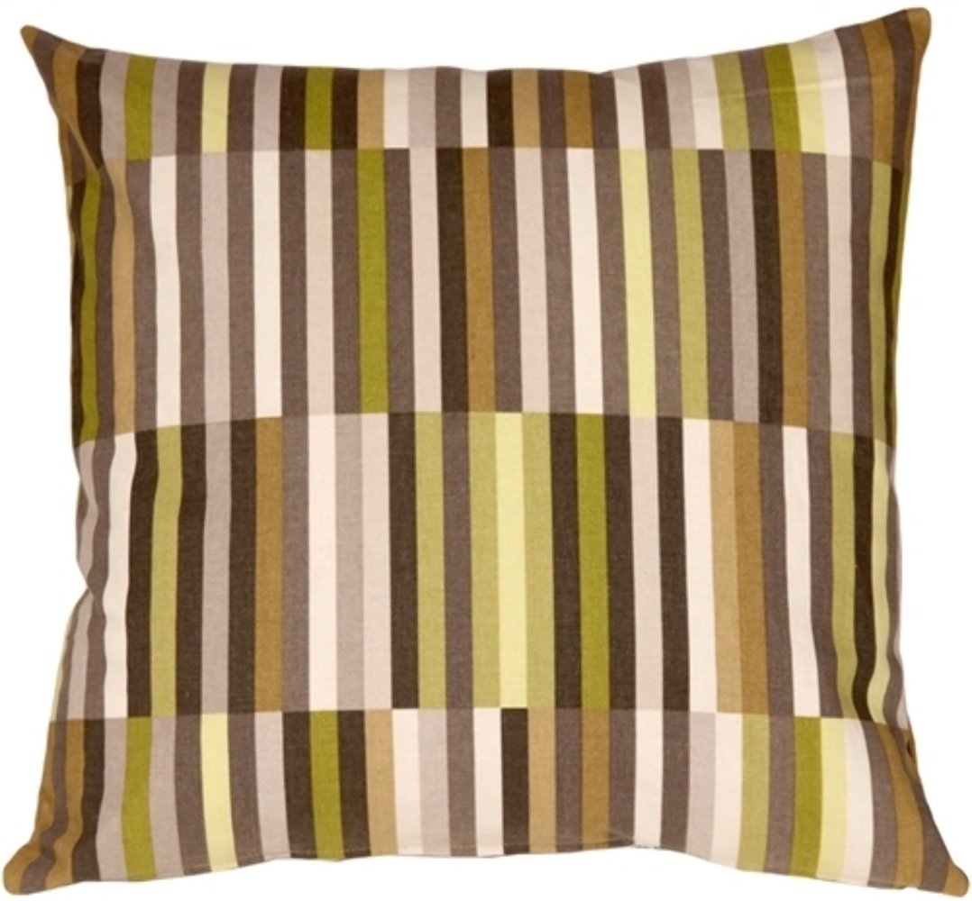 Waverly Side Step Avocado 20x20 Throw Pillow, Complete with Pillow Insert