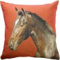 Horse Head French Tapestry Throw Pillow, Complete with Pillow Insert