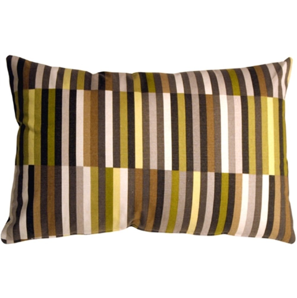 Waverly Side Step Avocado 16x24 Throw Pillow, Complete with Pillow Insert