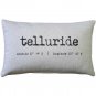 Telluride Gray Felt Coordinates Pillow 12x19, Complete with Pillow Insert
