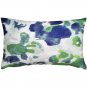 Brandy Bay Blue Floral Throw Pillow 12x19, Complete with Pillow Insert