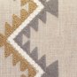 Tulum Ranch Embroidered Throw Pillow 20x20, Complete with Pillow Insert