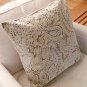 Rochelle Owl Paisley Velvet Pillow 20x20, Complete with Pillow Insert